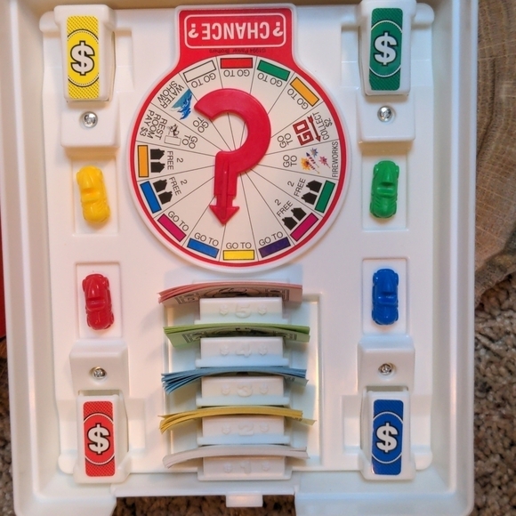 1994 MONOPOLY Junior Travel Game - KB Toys Store Bought EUC 90s Collector - Picture 9 of 12